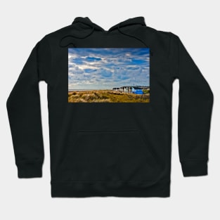 Hengistbury Head Beach Huts Bournemouth Dorset Hoodie